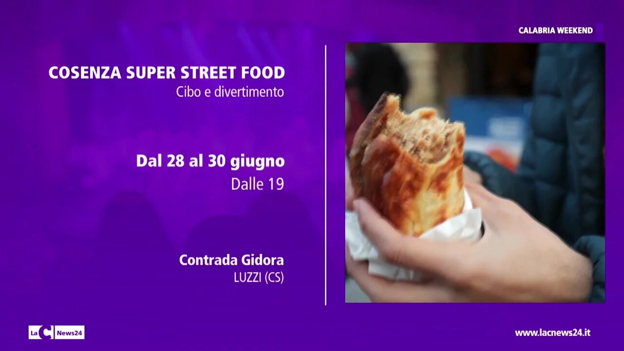 Rubrica Calabria Weekend 28-06-2024