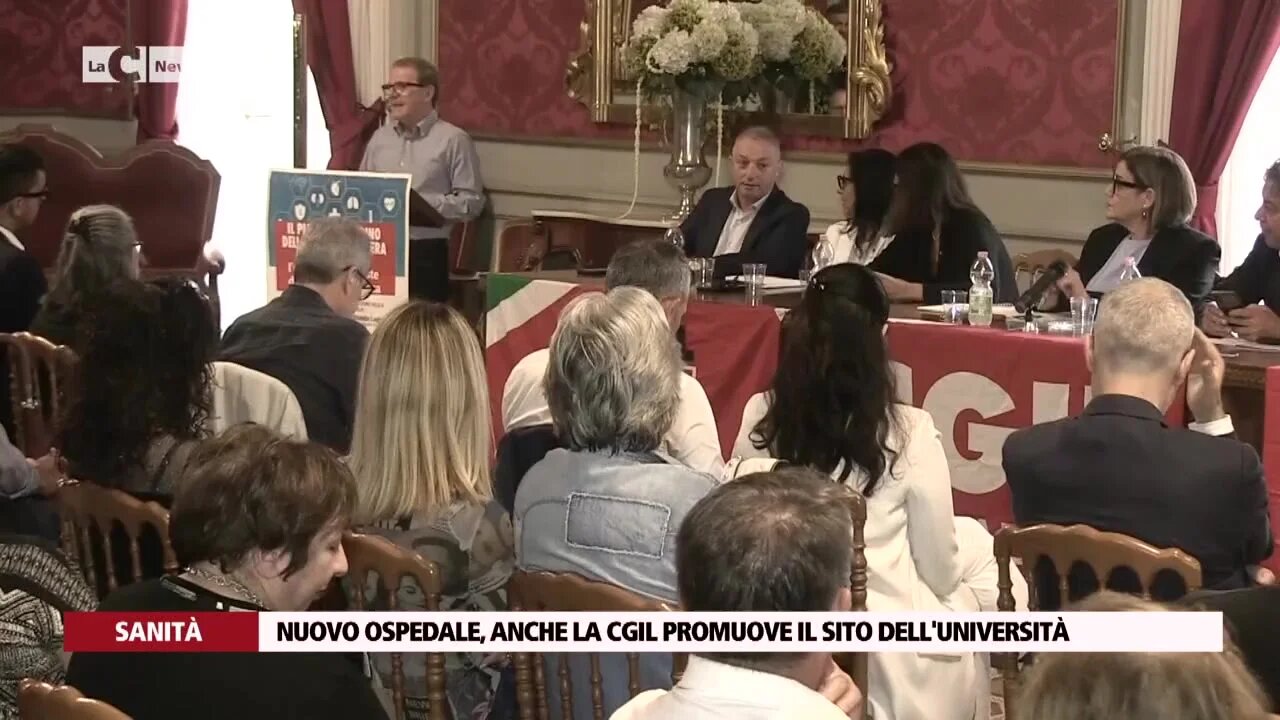 Nuovo ospedale, anche la Cgil promuove il sito dell'università