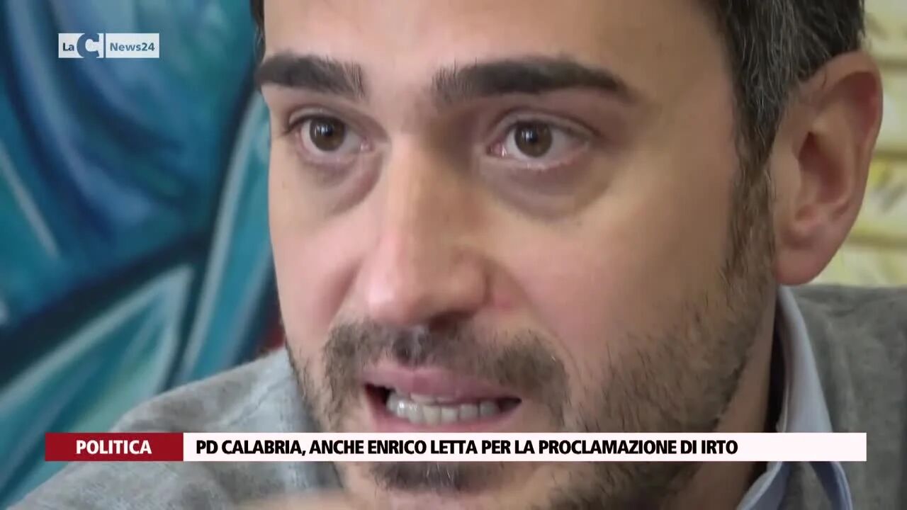 Pd Calabria, anche Enrico Letta per la proclamazione di Irto