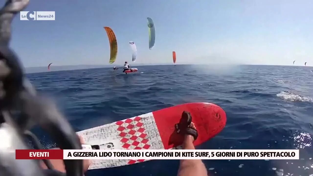 A Gizzeria lido tornano i campioni di kite surf, 5 giorni di puro spettacolo