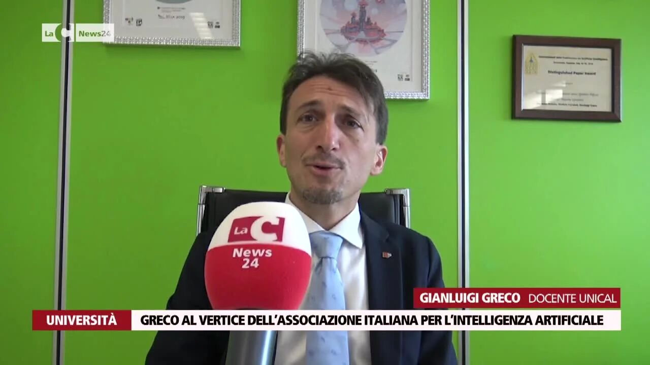 Greco al vertice dell’associazione italiana per l’intelligenza artificiale