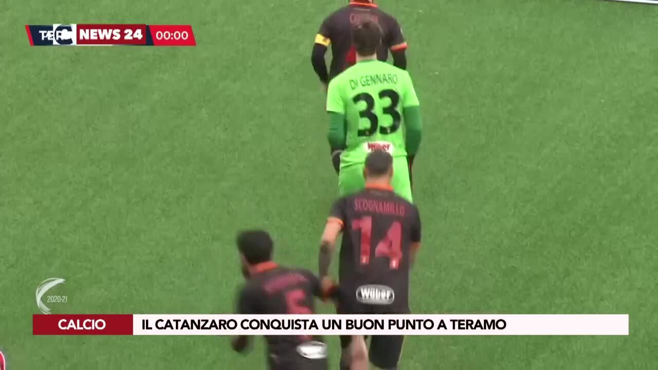Lega Pro, il Catanzaro conquista un buon punto a Teramo