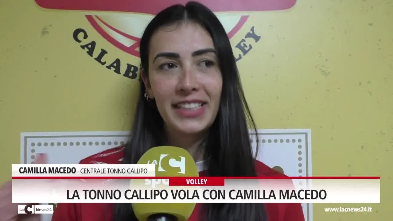 La Tonno Callipo vola con Camilla Macedo