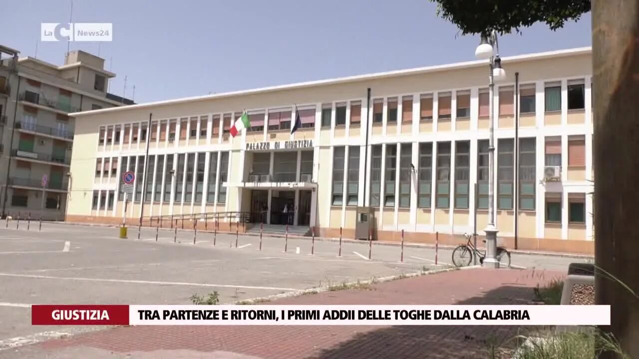 Tra partenze e ritorni, i primi addii delle toghe dalla Calabria