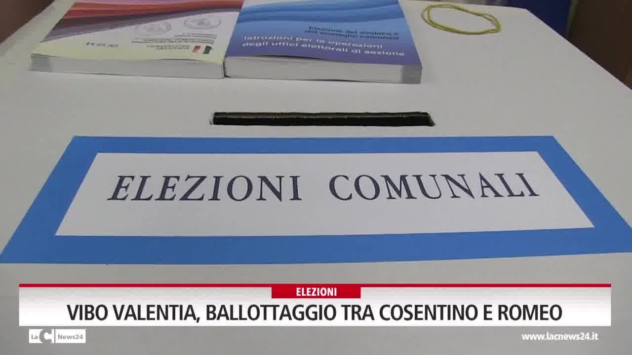 Vibo Valentia, ballottaggio tra Cosentino e Romeo