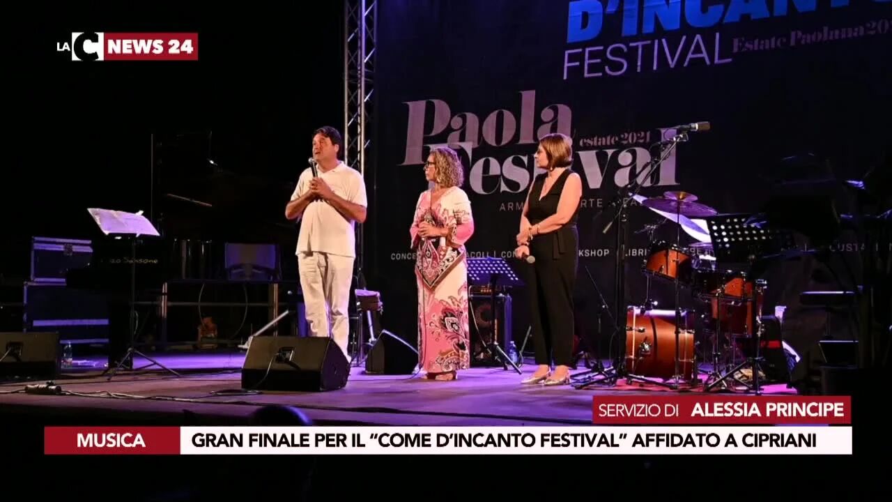 Gran finale per il “Come d’incanto festival” affidato a Cipriani