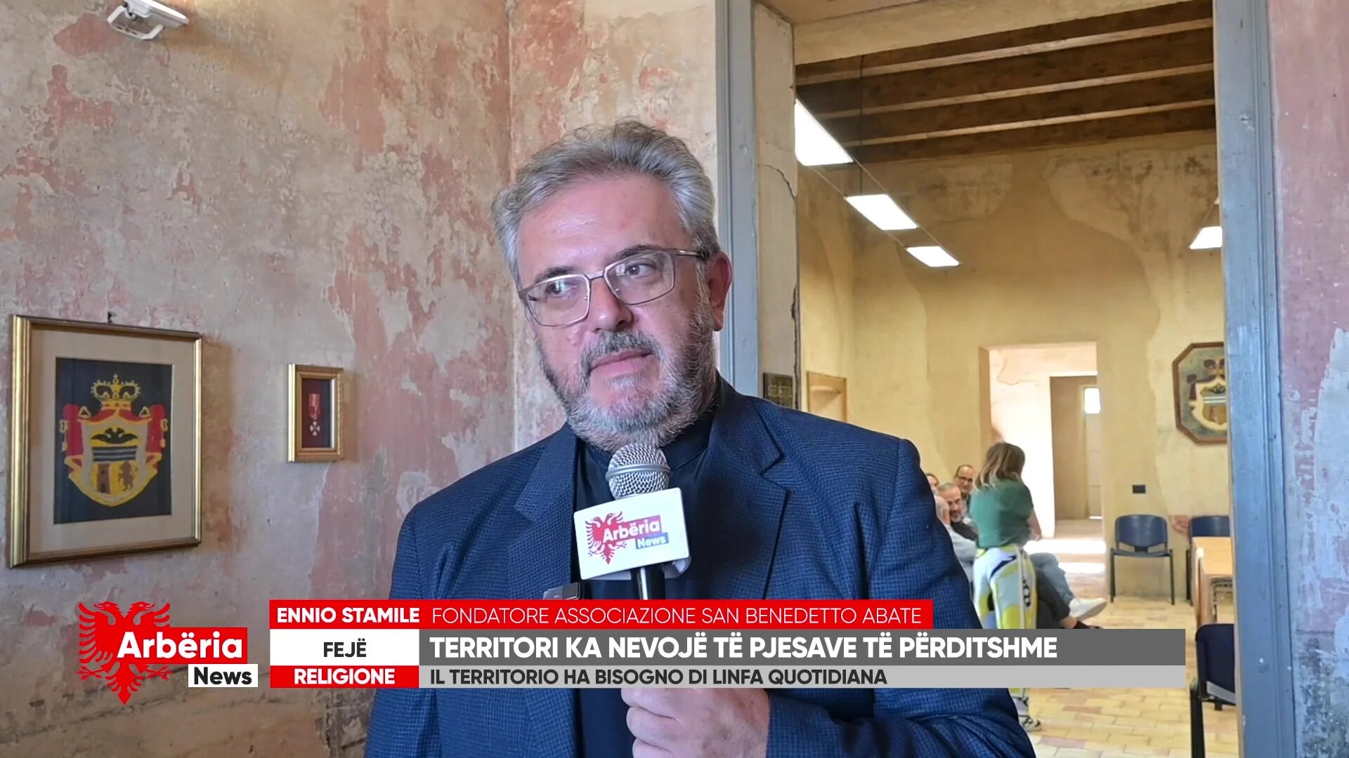 Mostra a Cerzeto, intervista a don Ennio Stamile 