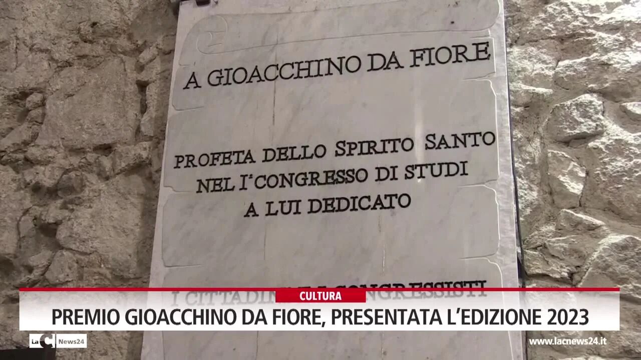 Premio Gioacchino Da Fiore, presentata l’edizione 2023