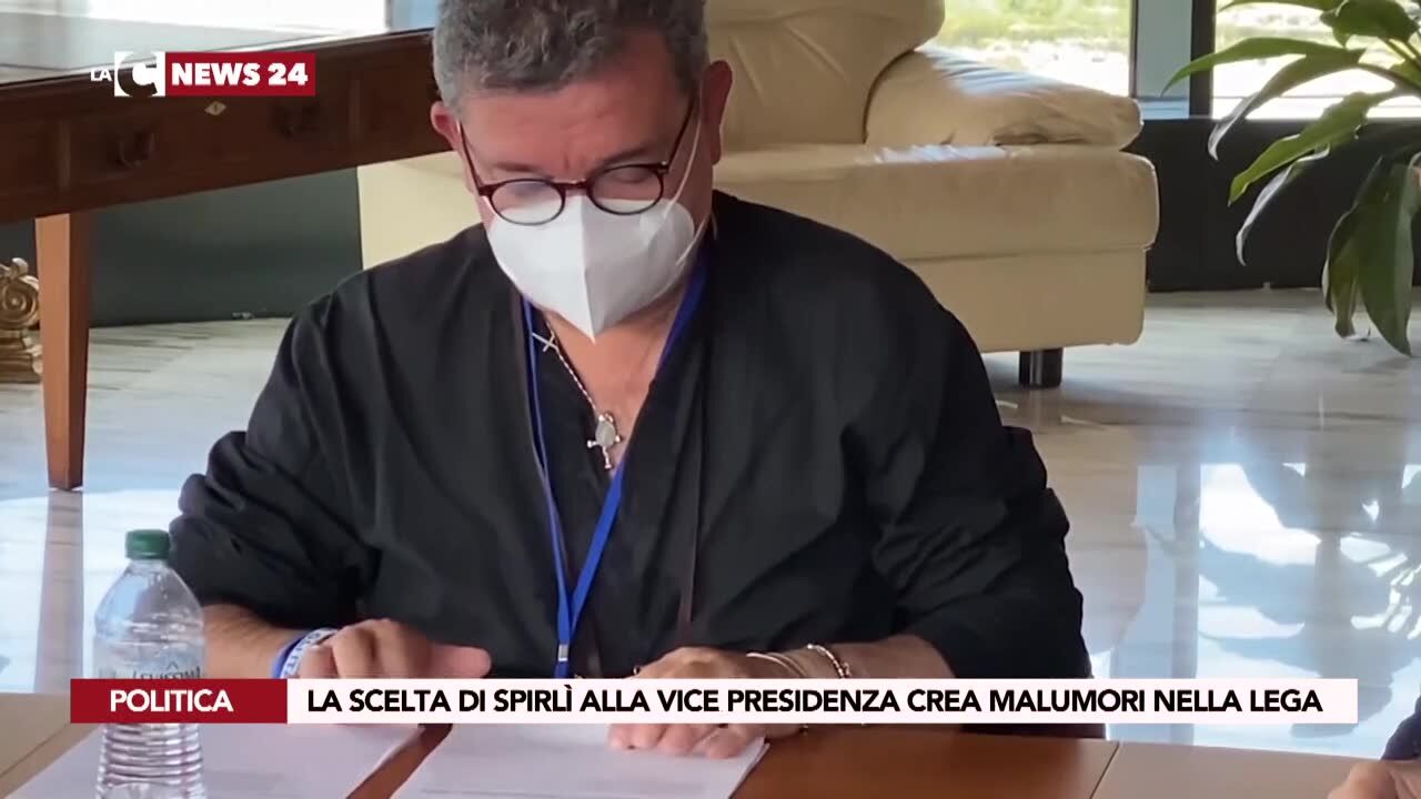 La scelta di Spirlì alla vice presidenza crea malumori nella Lega