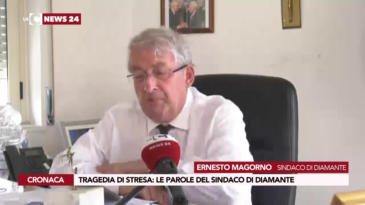 Tragedia di Stresa: le parole del sindaco di Diamante