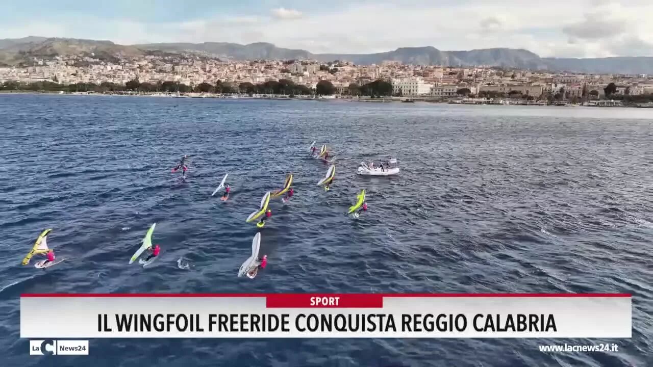 Il Wingfoil Freeride conquista Reggio Calabria