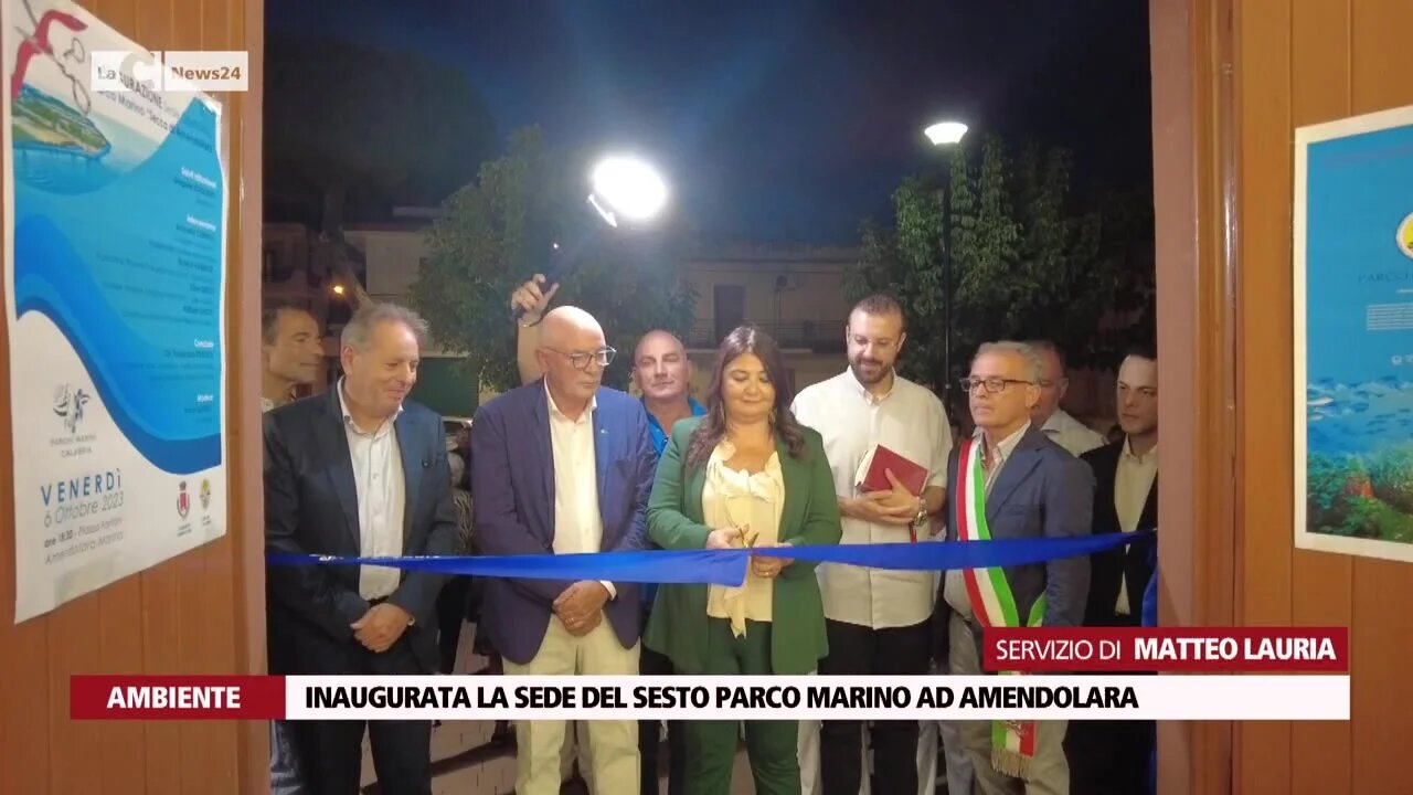 Inaugurata la sede del sesto parco marino ad Amendolara