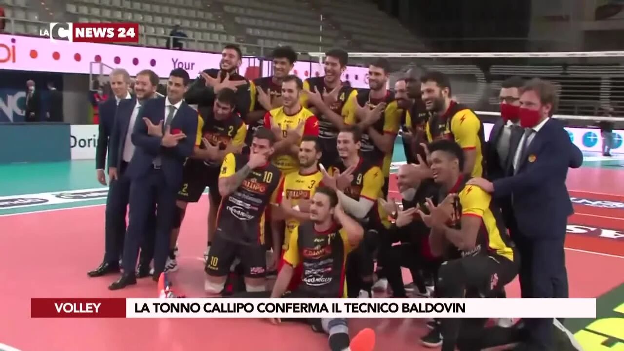 La Tonno Callipo conferma il tecnico Baldovin