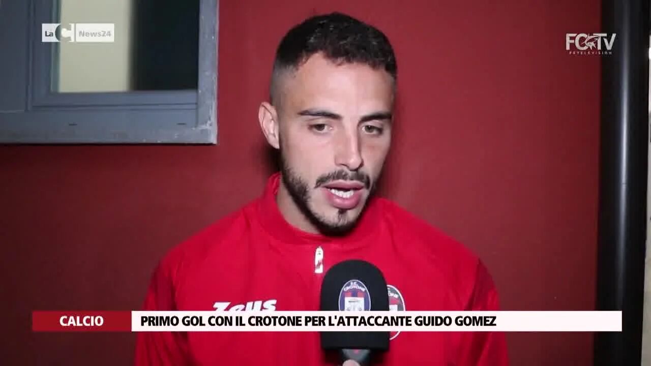 Primo gol con il Crotone per l'attaccante Guido Gomez