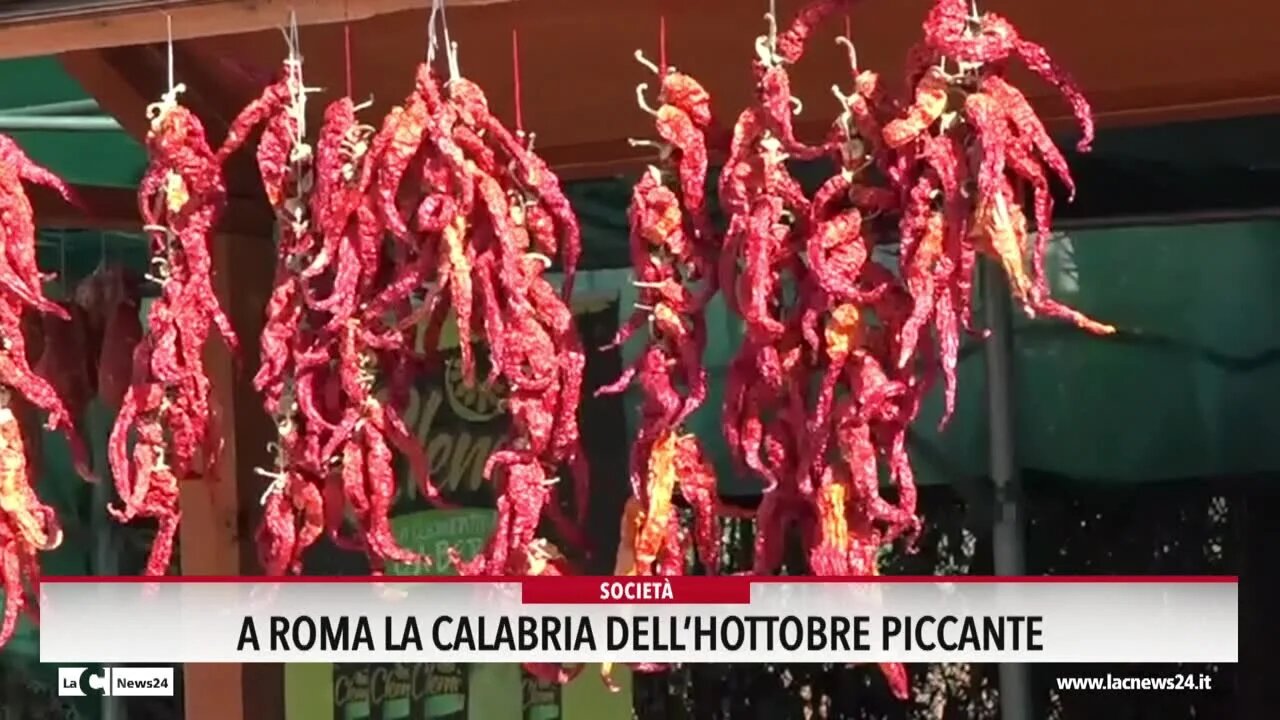 A Roma la Calabria dell'Hottobre Piccante