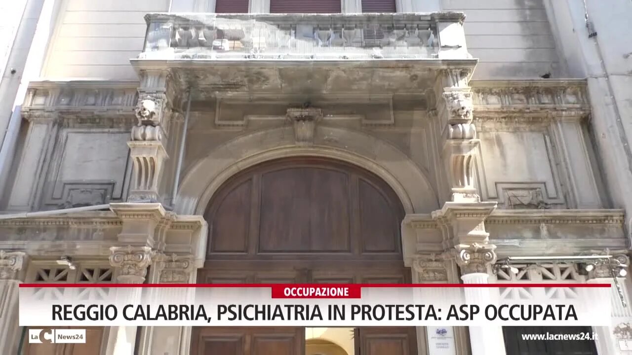 Reggio Calabria, psichiatria in protesta Asp occupata