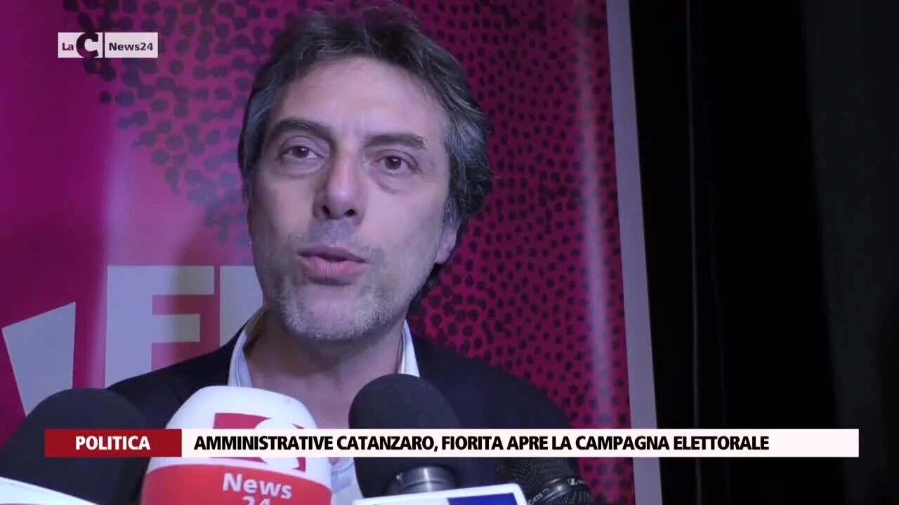 Amministrative Catanzaro, Fiorita apre la campagna elettorale