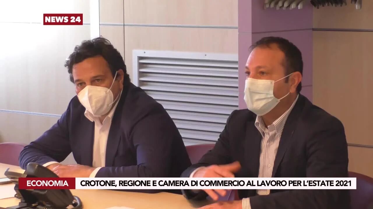Crotone, Regione e Camera di commercio al lavoro per l’estate 2021