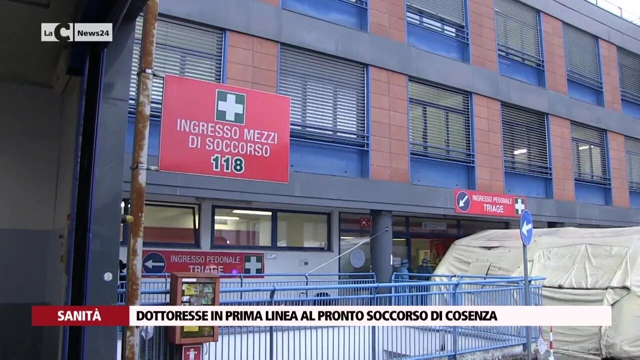 Dottoresse in prima linea al pronto soccorso di Cosenza