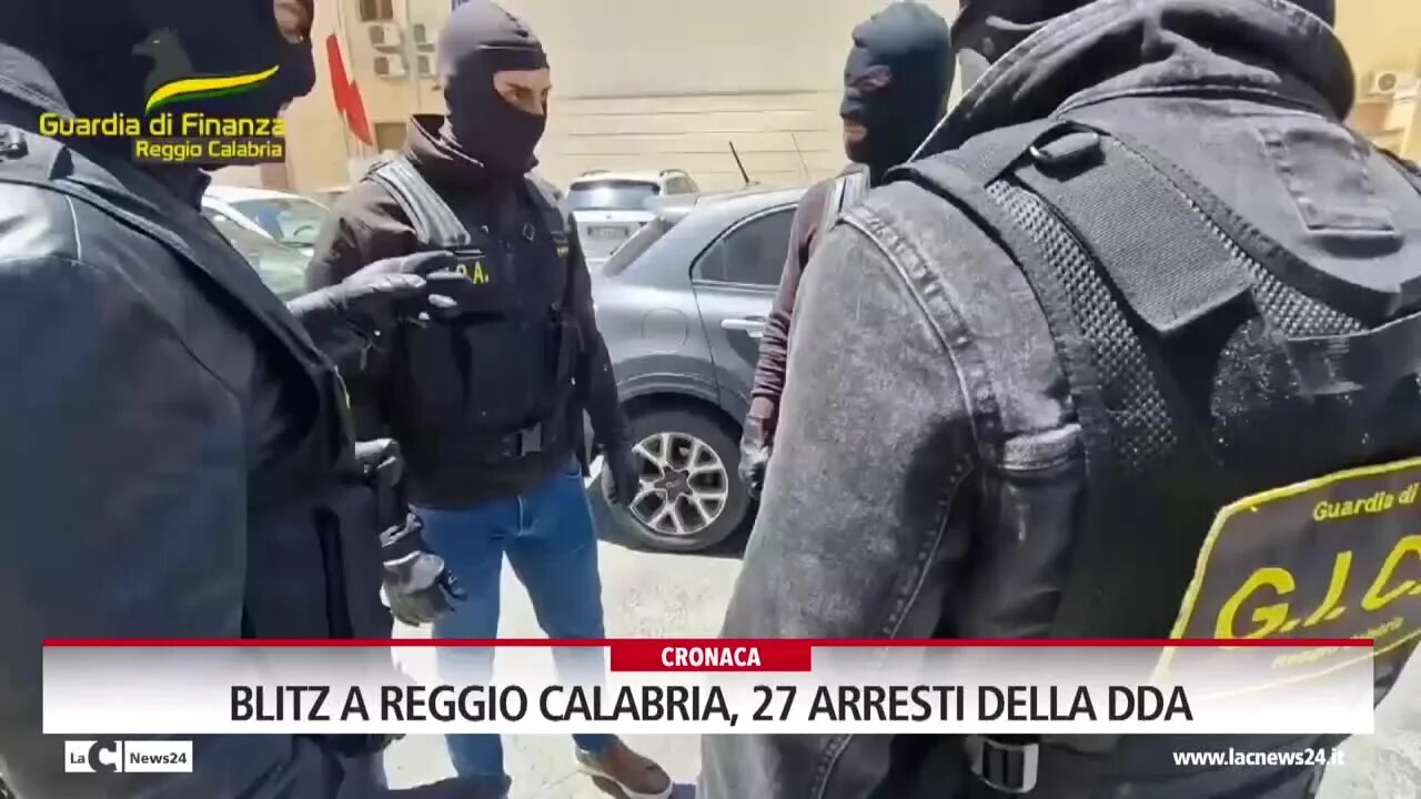 Blitz a Reggio Calabria, 27 arresti della Dda