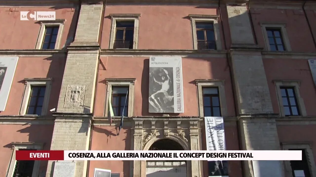 Cosenza, alla Galleria Nazionale il Concept design festival