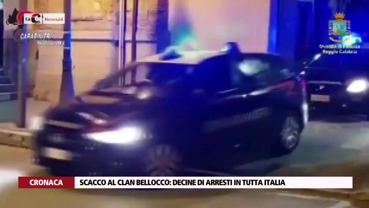 Scacco al clan Bellocco, decine di arresti in tutta Italia