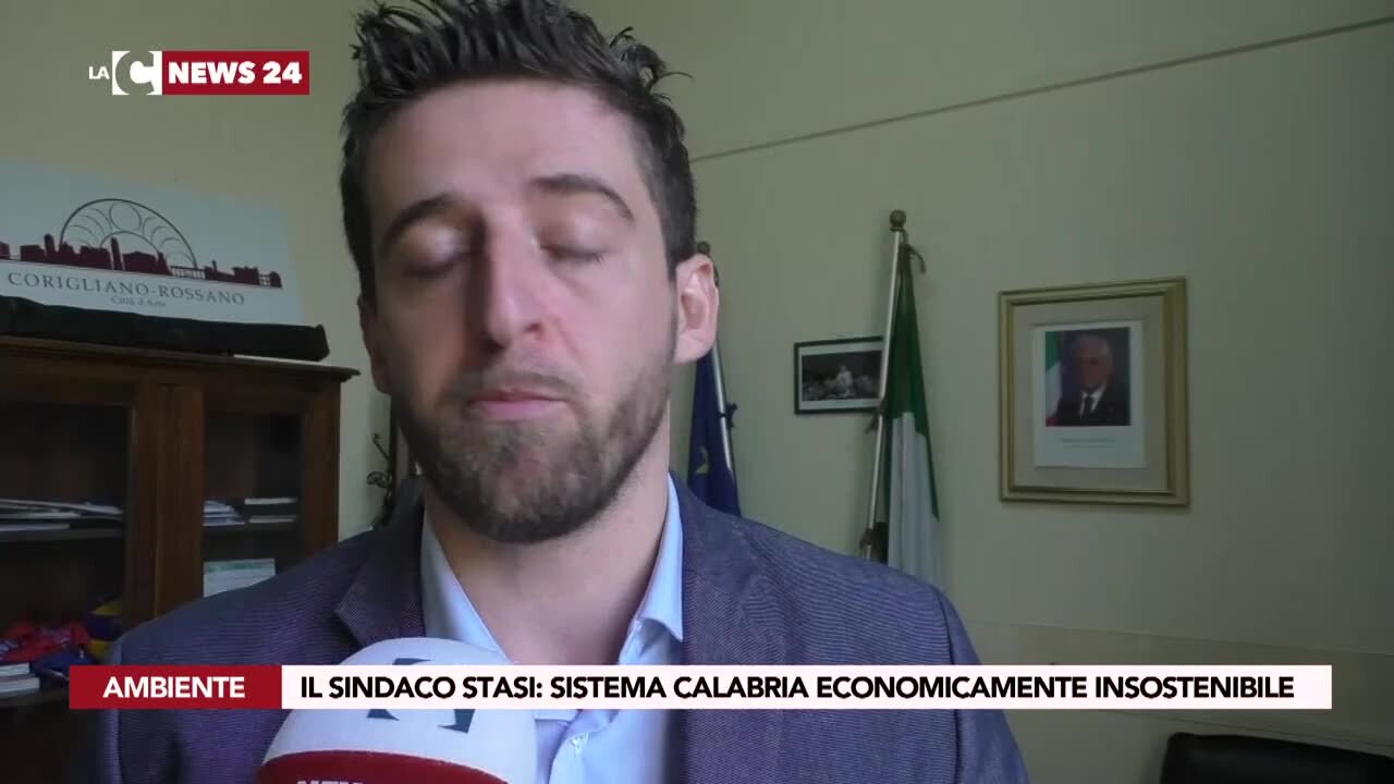 Il sindaco Stasi: sistema Calabria economicamente insostenibile