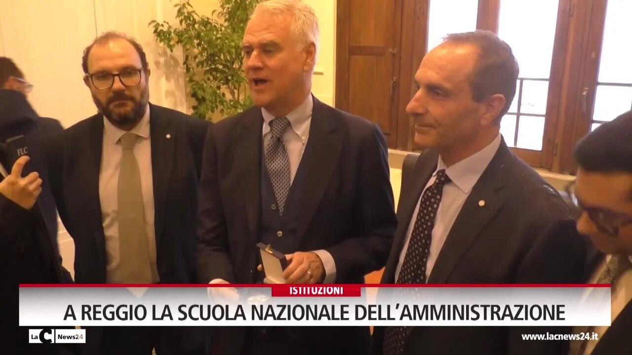 A  Reggio la scuola nazionale dell’amministrazione