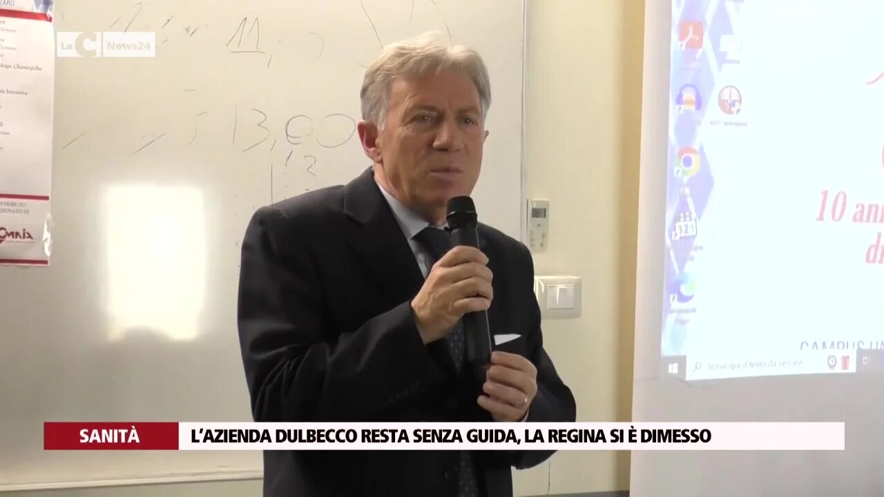 L’Azienda Dulbecco resta senza guida, La Regina si è dimesso