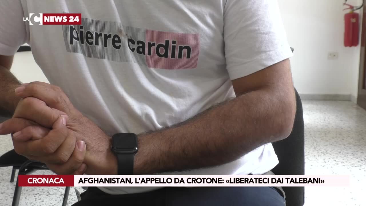 Afghanistan, l’appello da Crotone: «liberateci dai talebani»