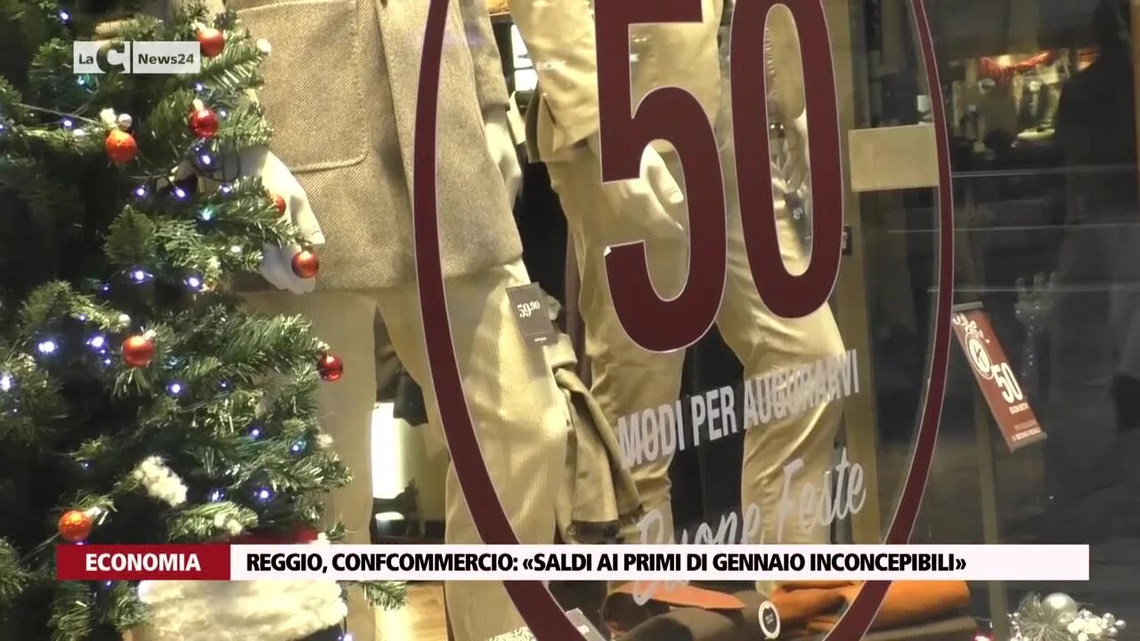 Reggio, Confcommercio: «Saldi ai primi di gennaio inconcepibili»
