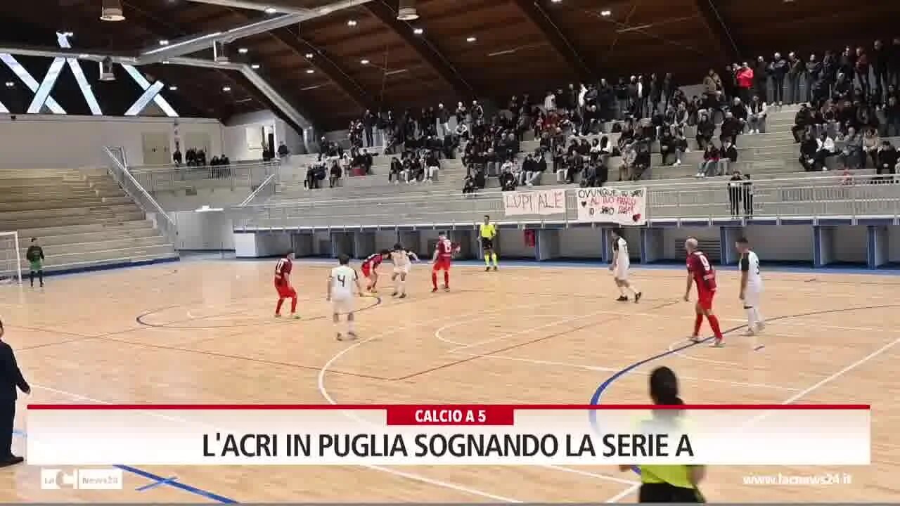 L'Acri in Puglia sognando la Serie A