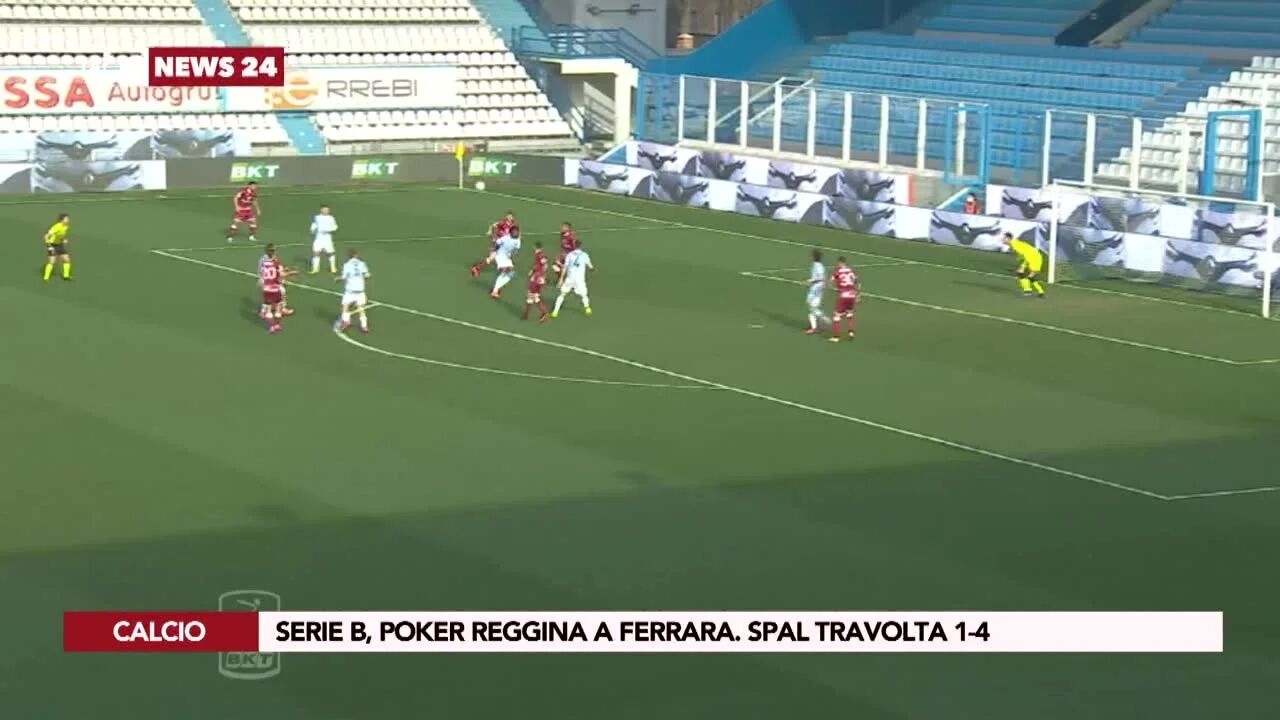 Serie B, poker Reggina a Ferrara. Spal travolta 1-4