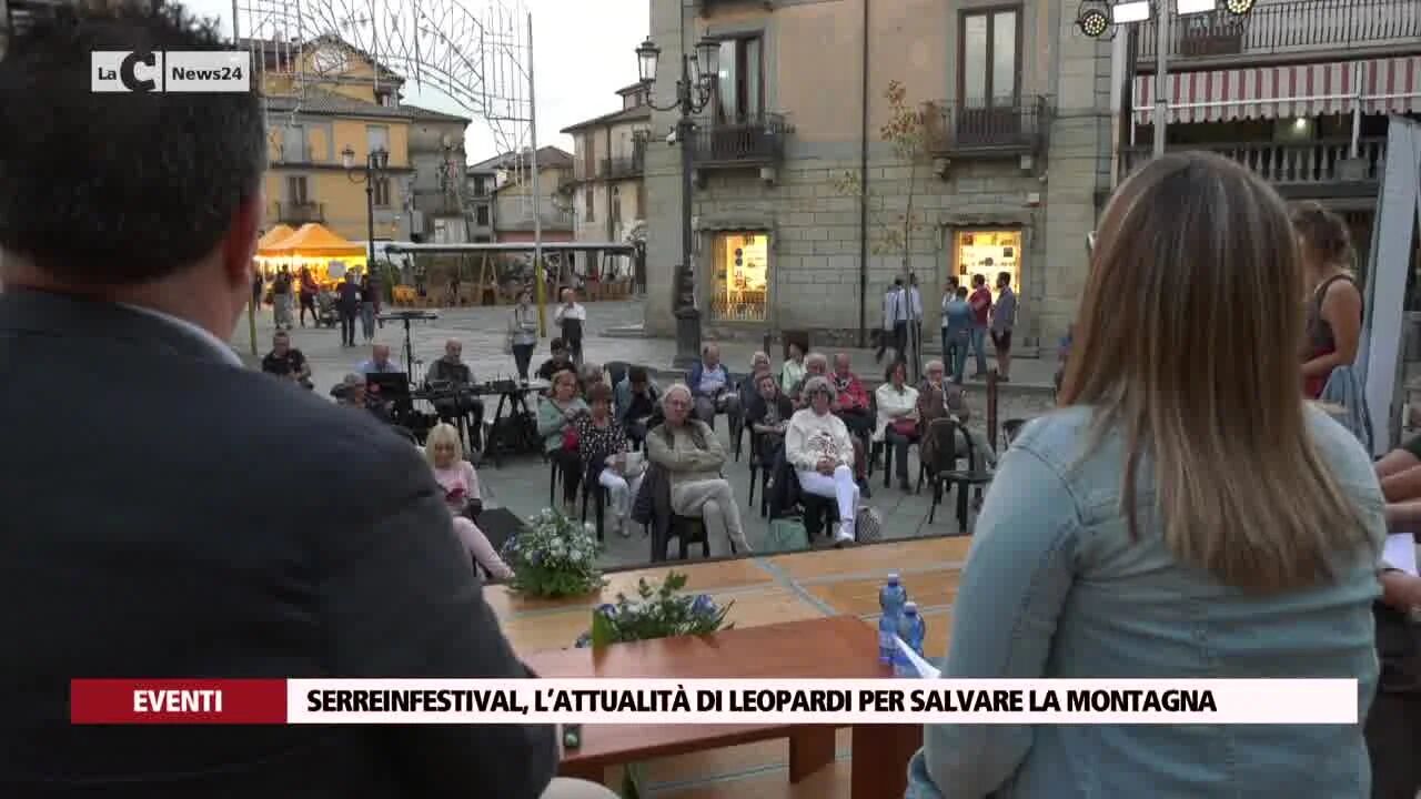 Serreinfestival, l’attualità di Leopardi per salvare la montagna