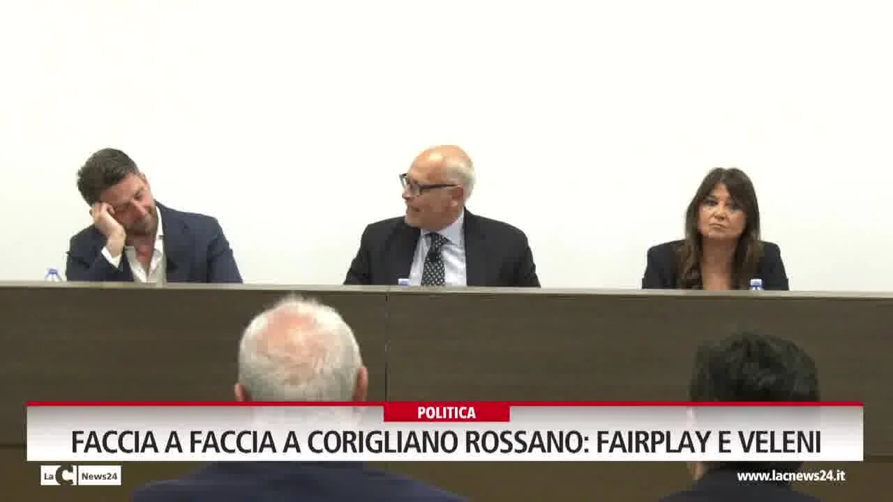 Faccia a faccia a Corigliano Rossano: fairplay e veleni