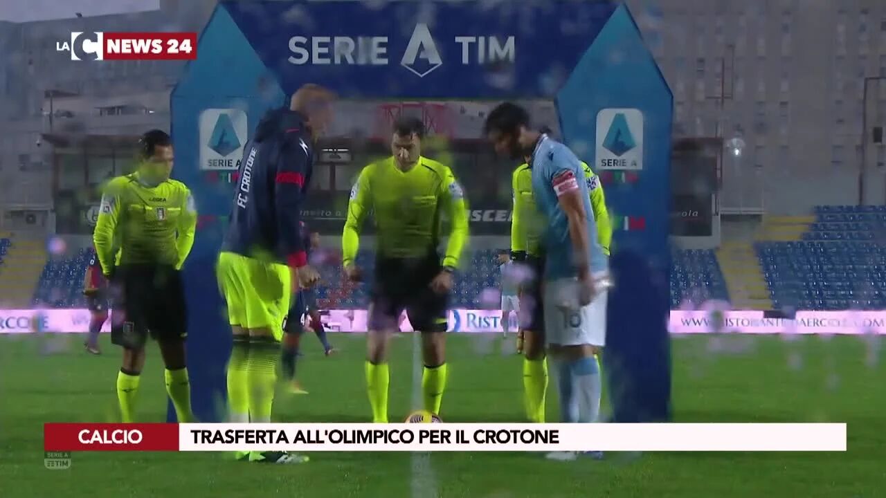 Trasferta all'Olimpico per il Crotone