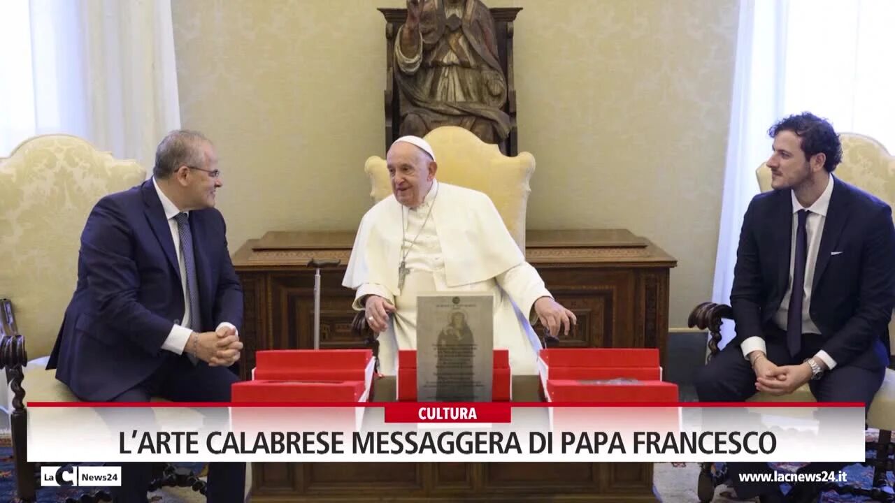 L’arte calabrese messaggera di Papa Francesco