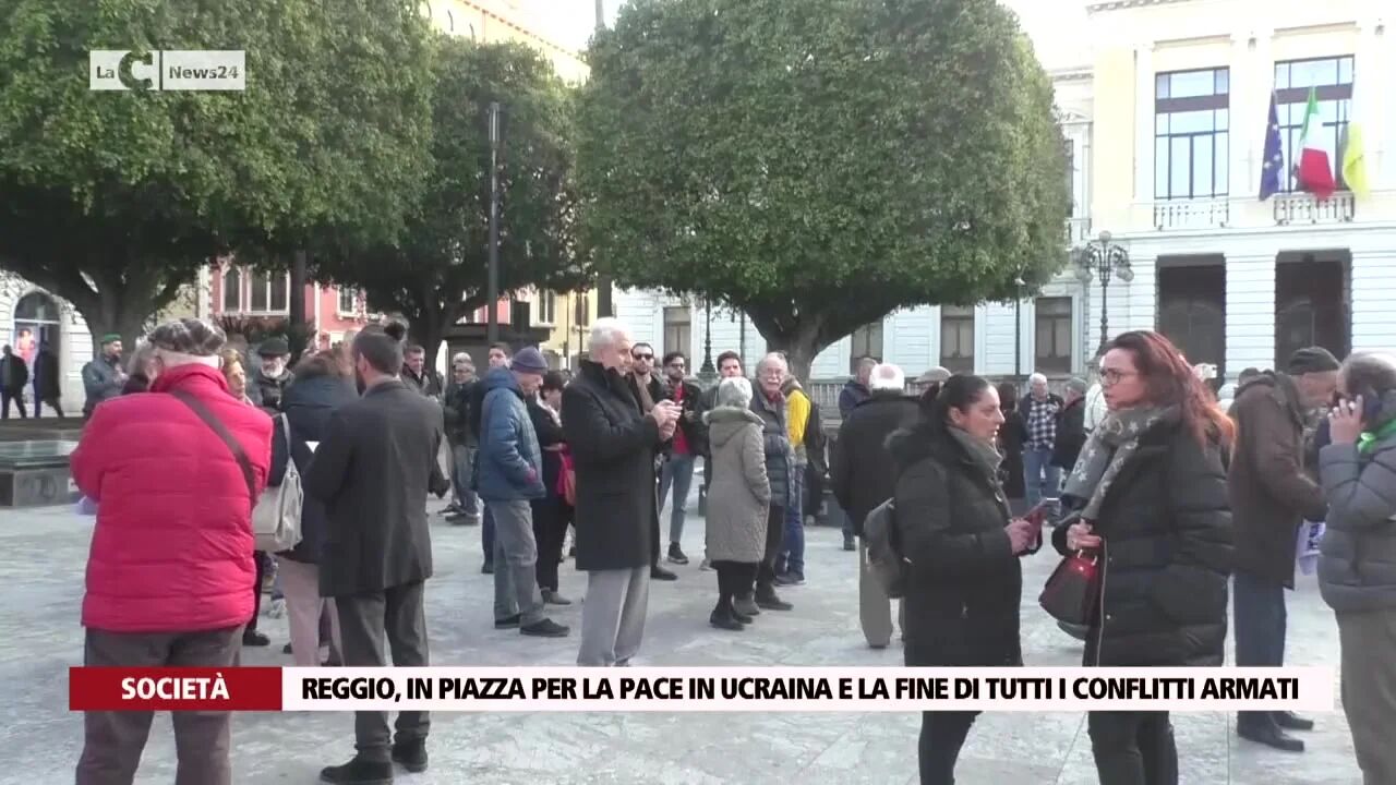 Reggio, in piazza per la pace in Ucraina e la fine di tutti i conflitti armati