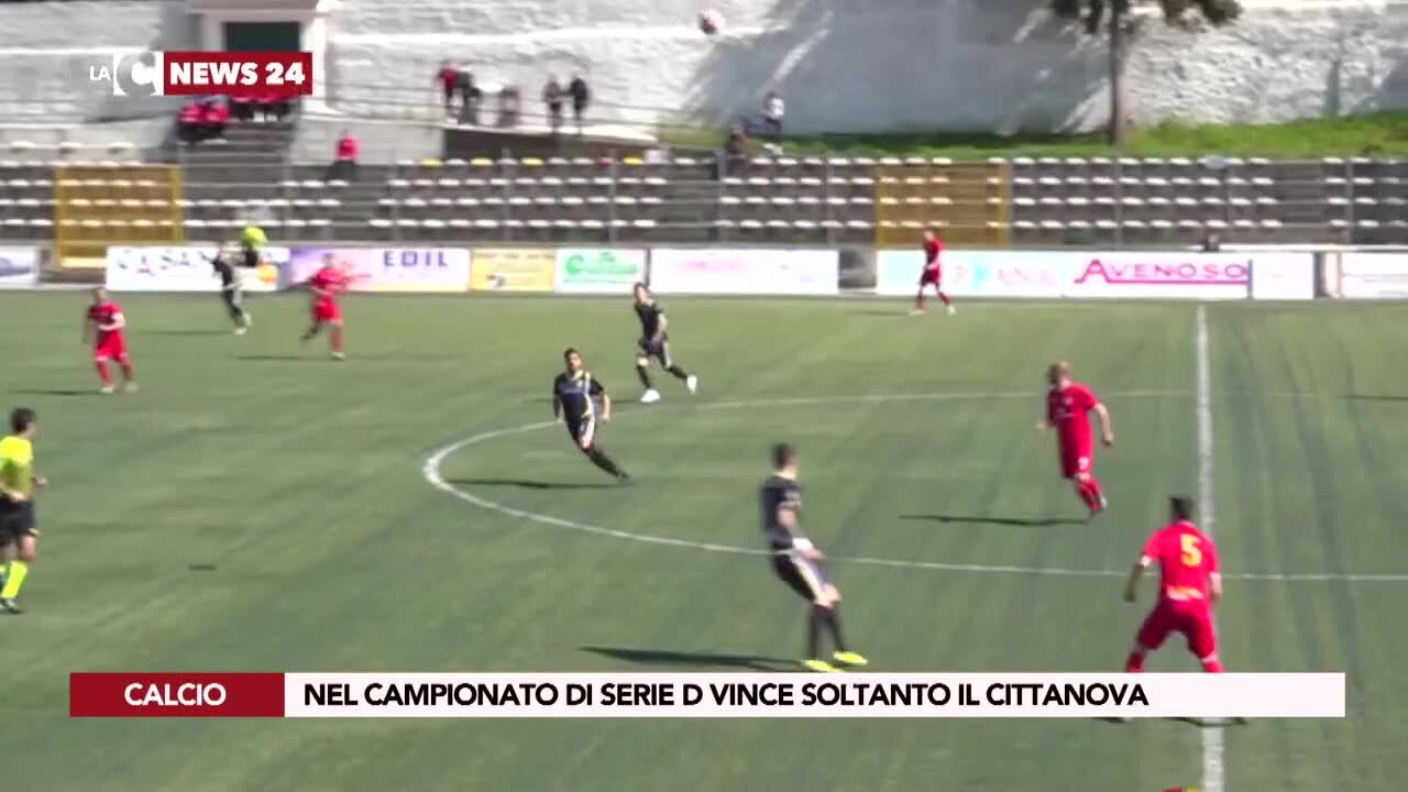 Nel campionato di serie D vince soltanto il Cittanova