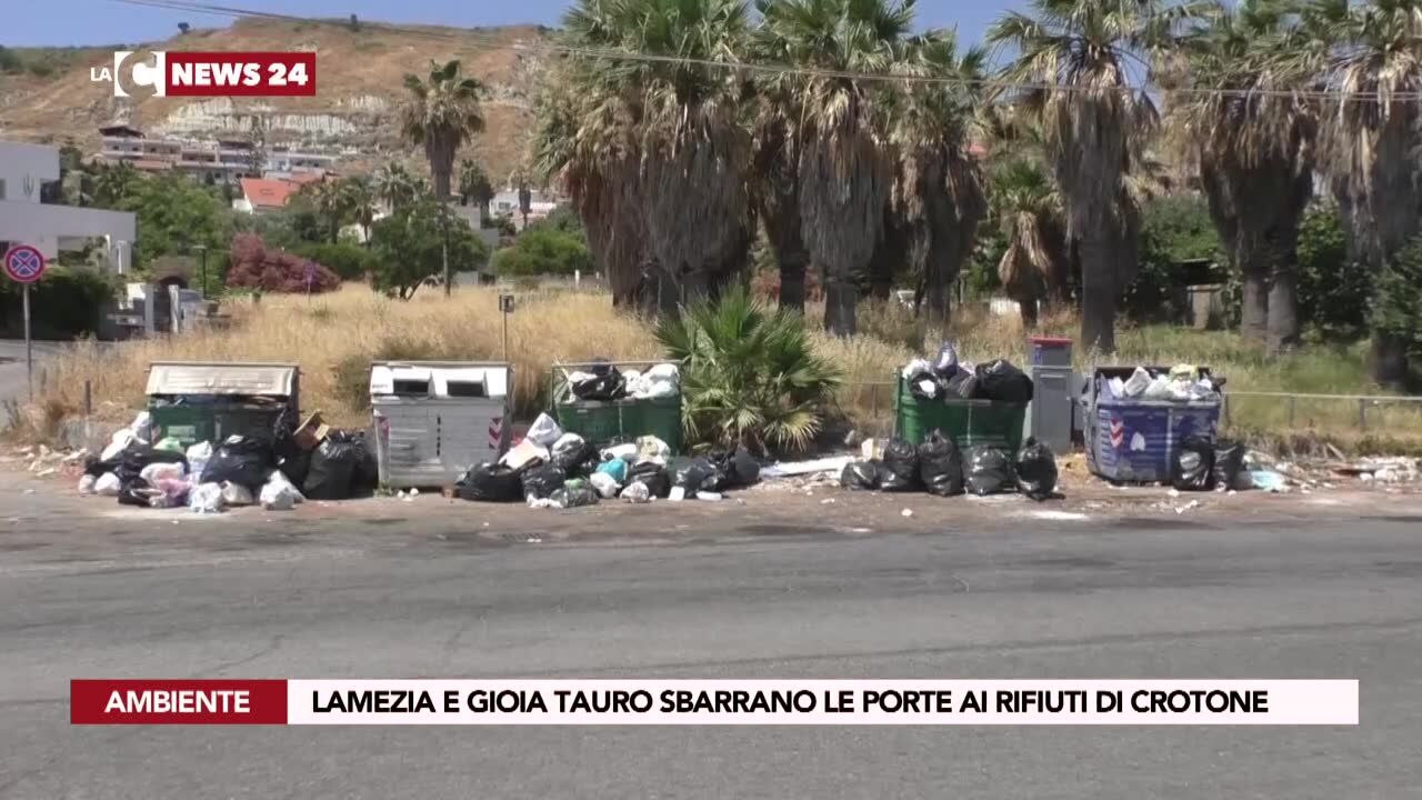 Lamezia e Gioia Tauro sbarrano le porte ai rifiuti di Crotone