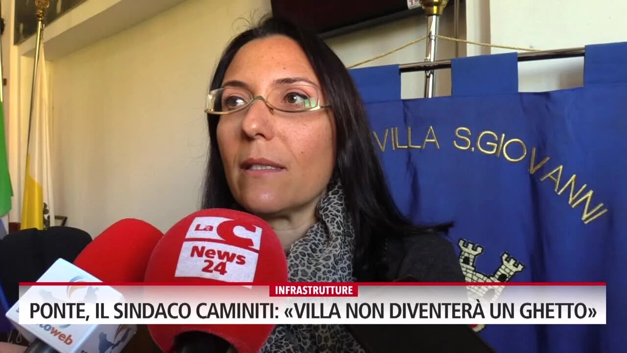 Ponte, il sindaco Caminiti: «Villa non diventerà un ghetto»