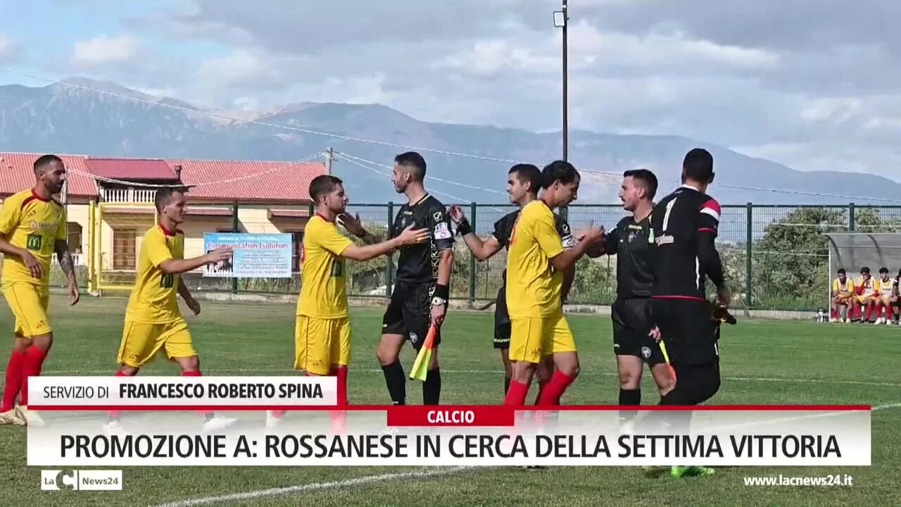 Promozione A:  Rossanese in cerca della settima vittoria