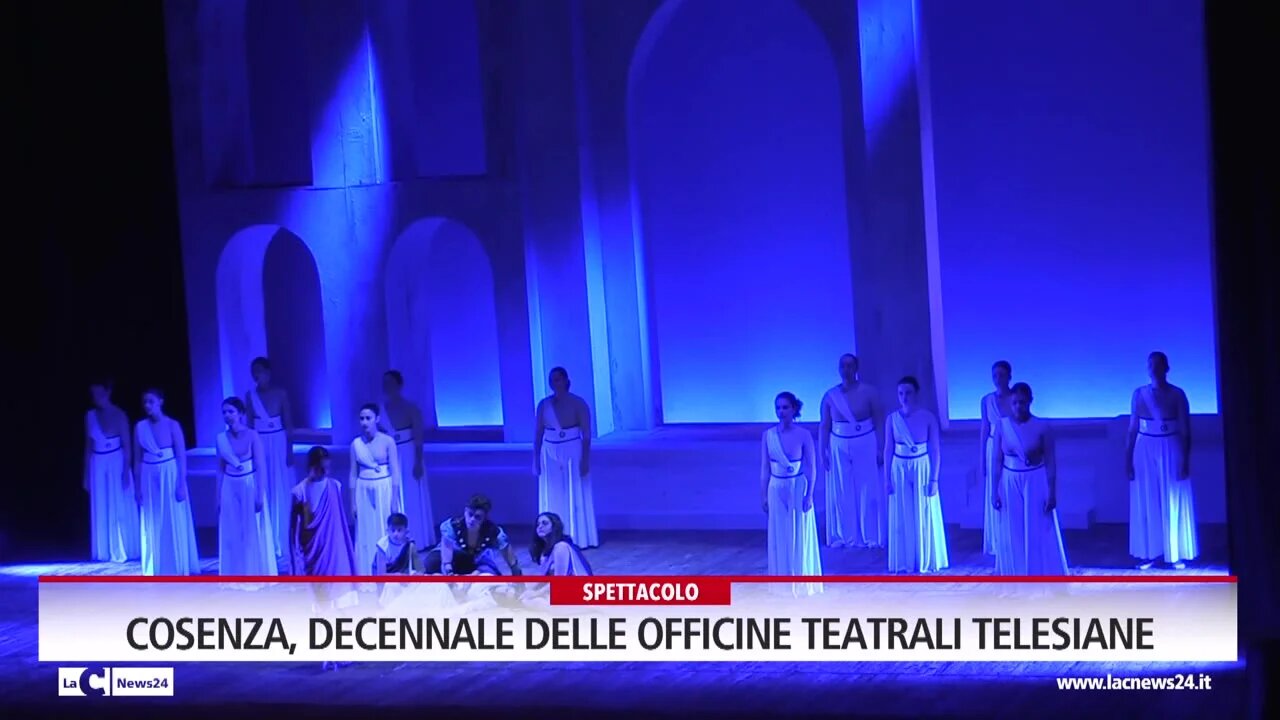 Cosenza, decennale delle officine teatrali telesiane