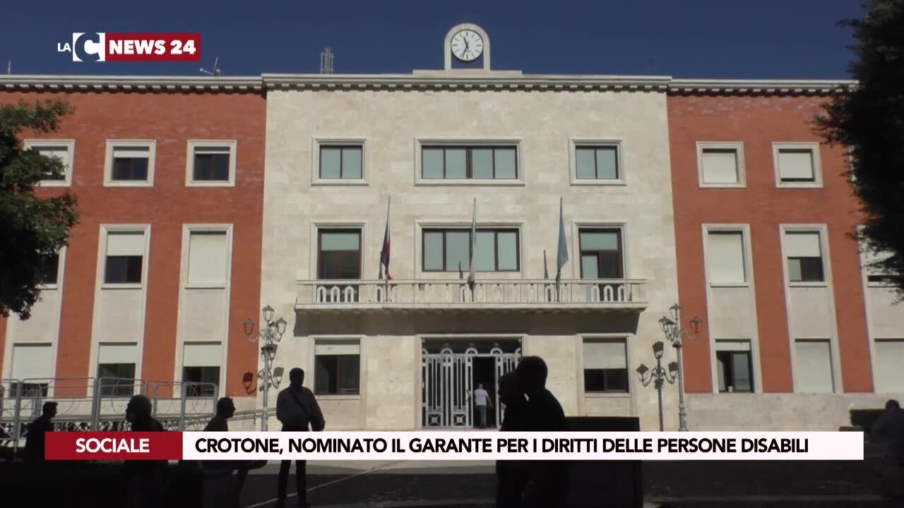 Crotone, nominato il garante per i diritti delle persone disabili