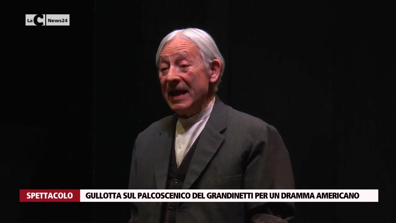 Gullotta sul palcoscenico del Grandinetti per un dramma americano