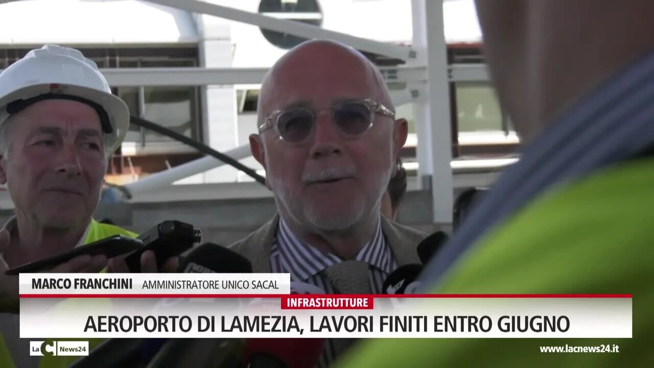 Aeroporto di Lamezia, lavori finiti entro giugno