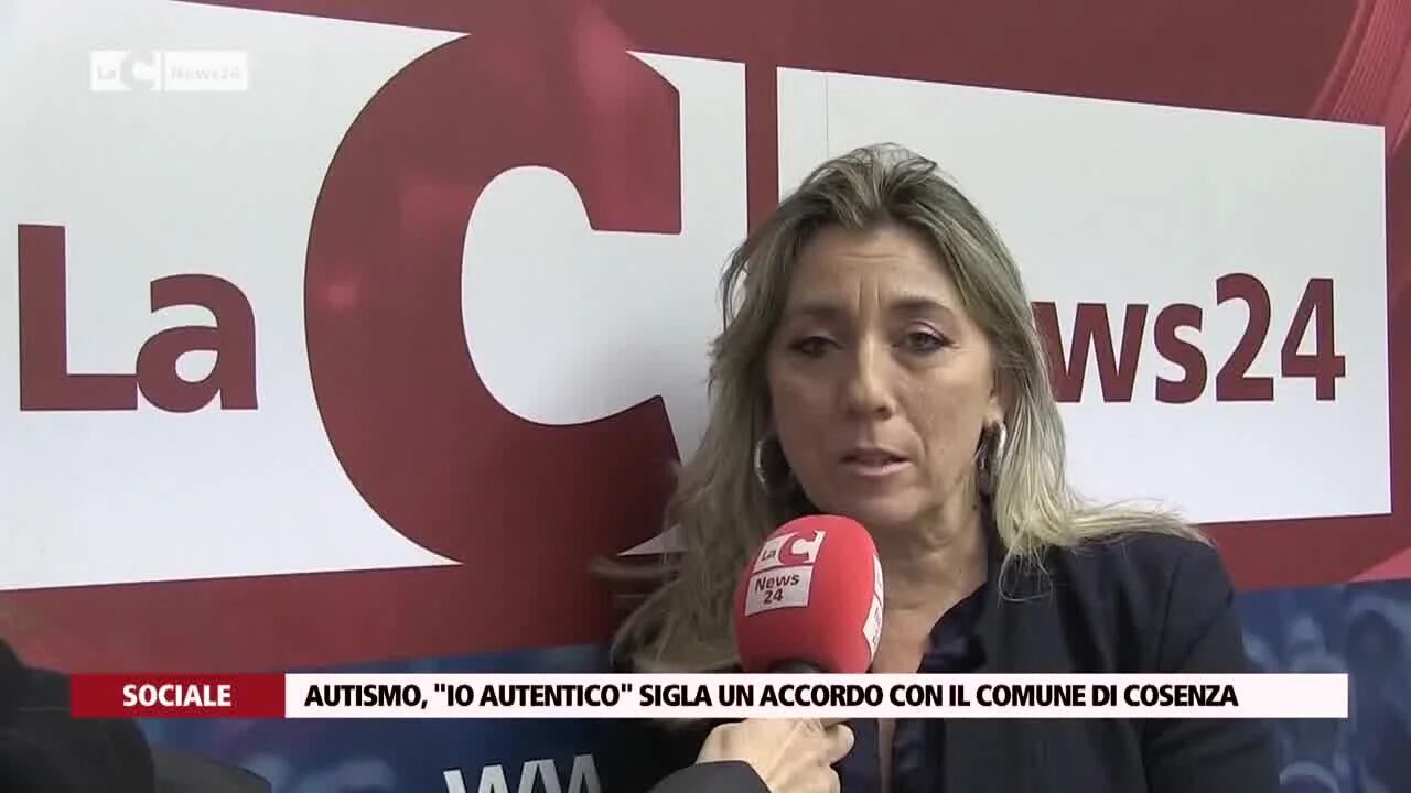 Autismo, "io autentico" sigla un accordo con il comune di Cosenza