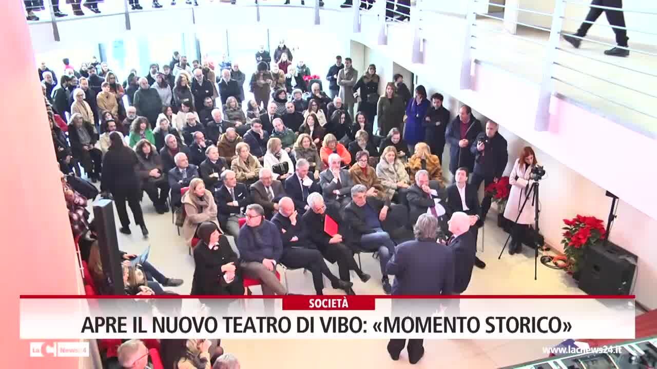 Apre il nuovo teatro di Vibo «momento storico»