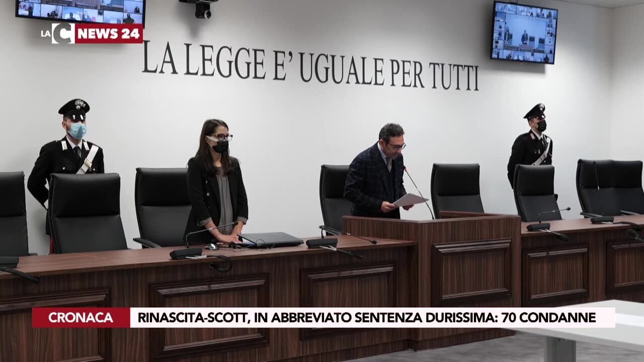 Rinascita-Scott, in abbreviato sentenza durissima: 70 condanne