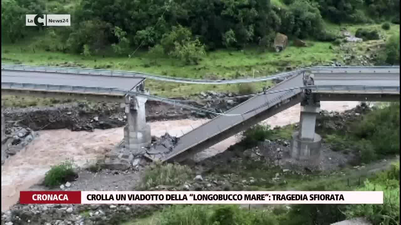 Crolla un viadotto della “Longobucco mare”: tragedia sfiorata